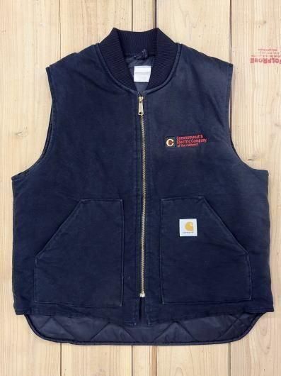 Carhartt カーハート ダックベスト ブラック XLサイズ Carhartt カーハート WASHED DUCK VEST ウォッシュド ダック