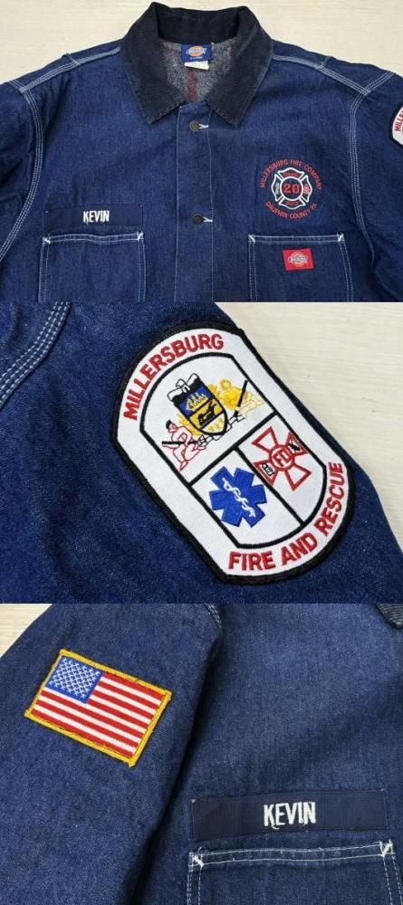 00s DICKIES ディッキーズ FDNY ニューヨーク 消防局 古着 美品 大きいサイズ DICKIES/ディッキーズ 古着 FIREMAN/ファイヤーマン