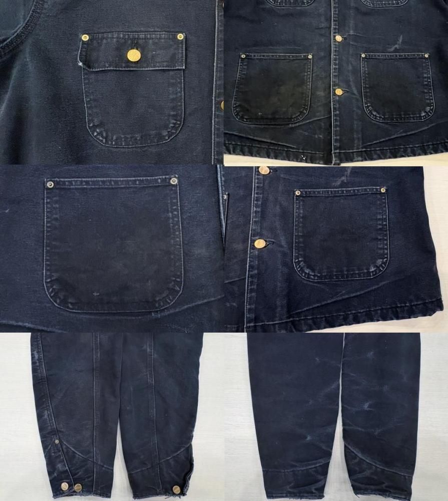 Carhartt ブラック カバーオール Carhartt(カーハート) / ブラックデニムカバーオール/L/デニム