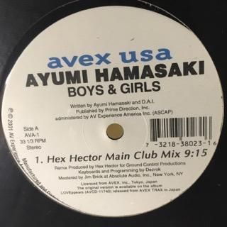 Ayumi Hamasaki - Boys & Girls レコード ピクチャーレコード 浜崎あゆみ Boys & Girls - メルカリ