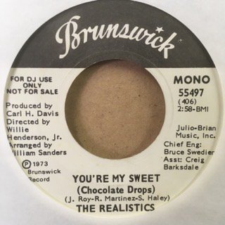 THE REALISTICS/YOURE MY SWEET