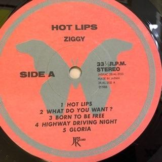 ZIGGY/ HOT LIPS - 中古レコード通販 アビーロード浜松店-ABBEY