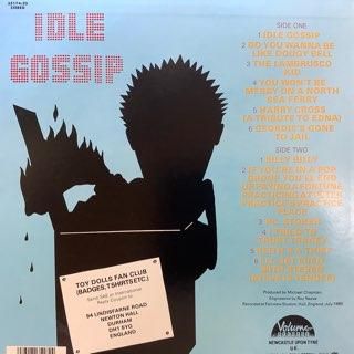 アイドルゴシップ TOY DOLLS レコード Toy Dolls – Idle Gossip – Vinyl (LP, Album), 1986 [r947042