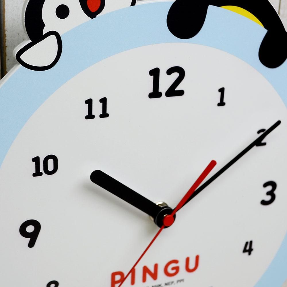 Amazon.co.jp: ピングー 時計 Pingu ピンガ 掛け時計 壁掛け時計