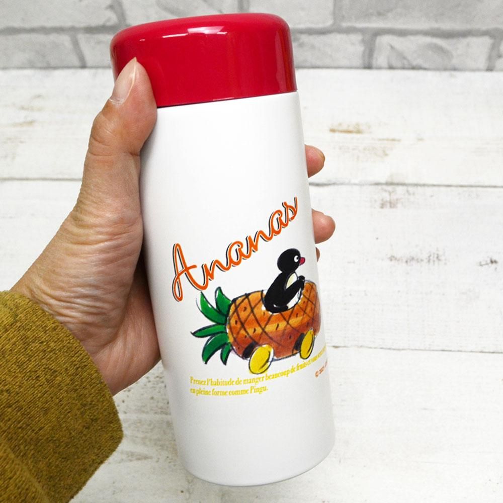 ピングー ステンレスマグボトル380ml（パイナップル