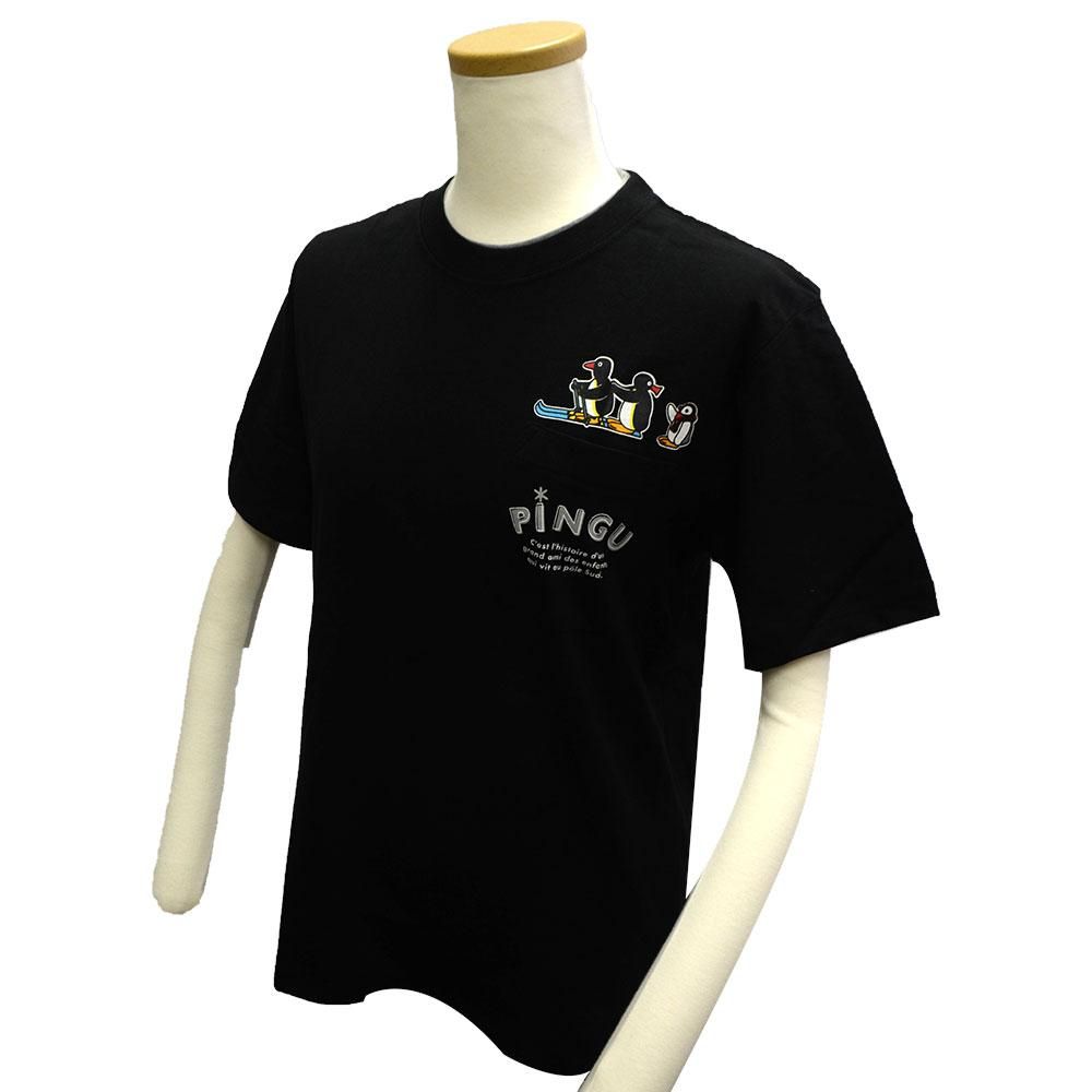 みりんさま専用　未使用タグ付きPlage Knit Tシャツ 天竺 ポケット付半袖Tシャツ （ブラック）M PG1182-506 PG