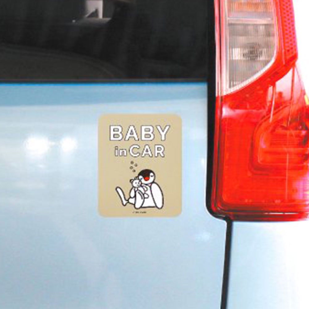 ピングー カーマグネット　（BABY IN CAR） 　KPI00001-1　PG
