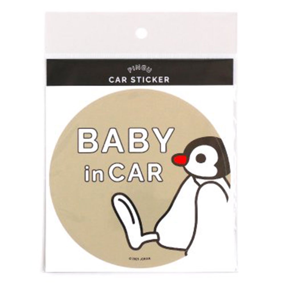 ピングー カーステッカー　（BABY IN CAR） 　KPI00002-1　PG