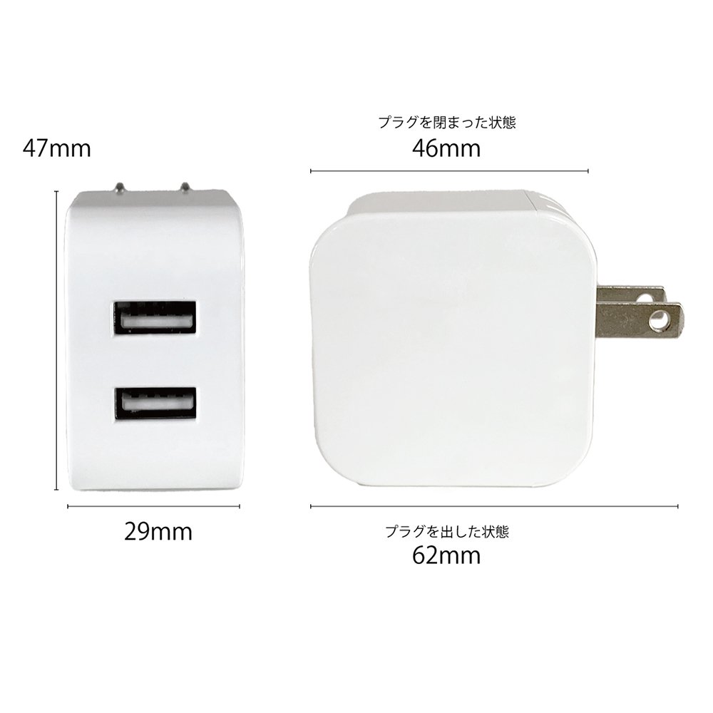 ピングー USB-ACアダプタ（ホワイト）PG