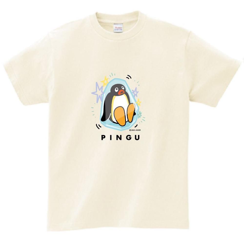 Tシャツ（氷）アイボリー L PG - ピングーグッズ公式オンラインストア