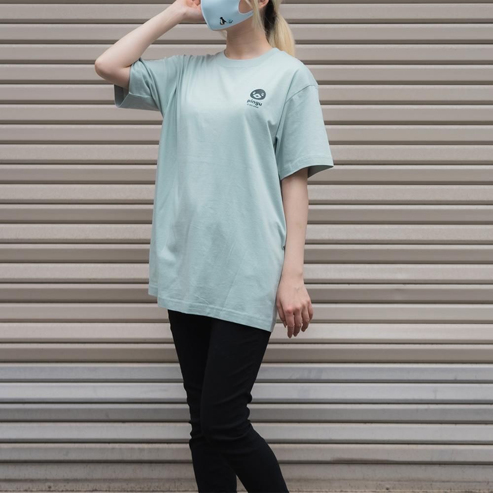 Tシャツ（にっこり）グリーン S PG - ピングーグッズ公式