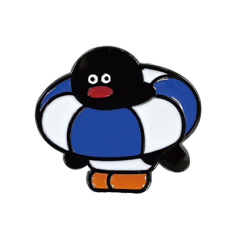 PINGU×松本セイジ】ピンバッジ （Swim ring） PG - ピングー
