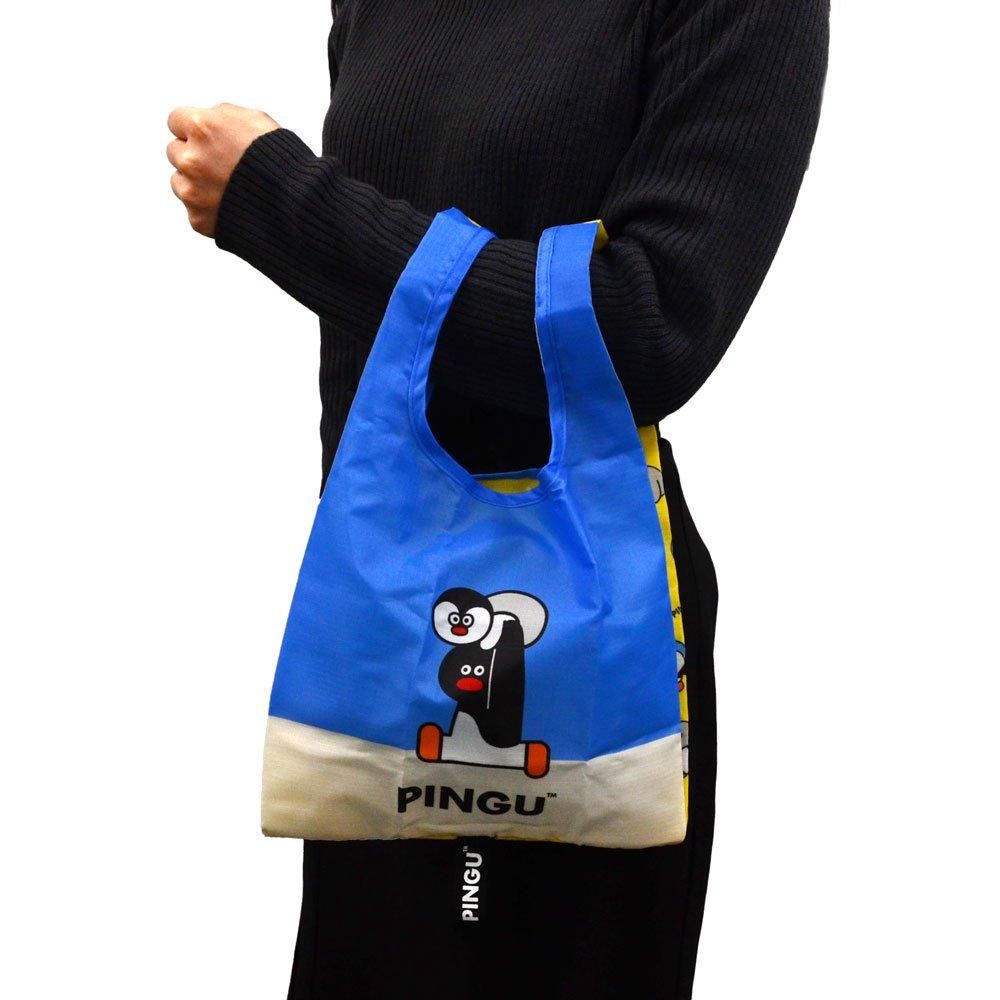 PINGU×松本セイジ エコバッグS （ブルー） PSLW-7315 PG