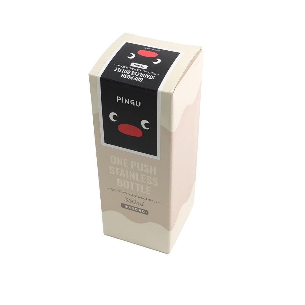 ワンプッシュステンレスボトル350ml （ピングー） 195-131 PG