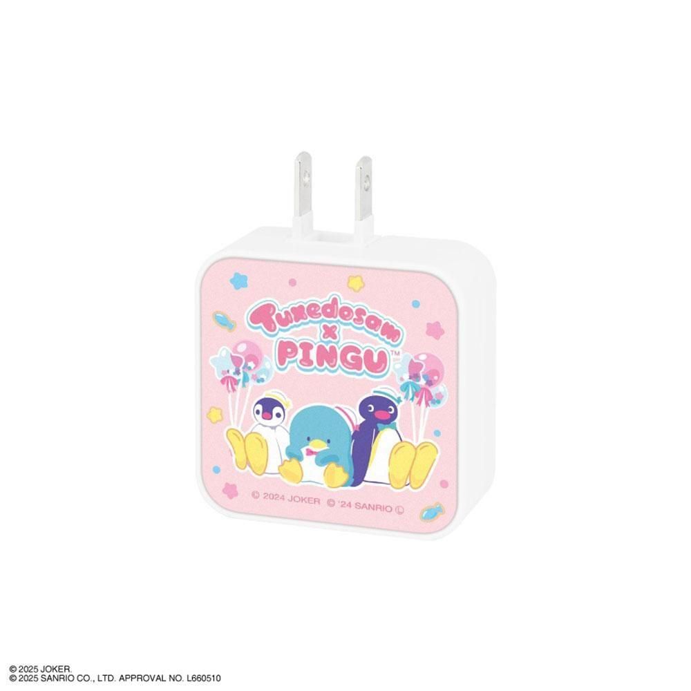 サンリオ ピングー＆タキシードサム テーブルタップ タキシードサムコラボ】 USB / USB Type-C 付き ACタップ