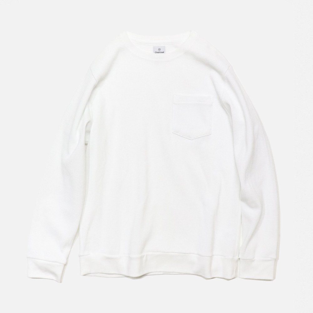 ORIGINAL Charcoalʥꥸʥ 㥳 Waffle Crew L/S, SALEBRANDS, ORIGINAL Charcoal, NO.18-02-1-017