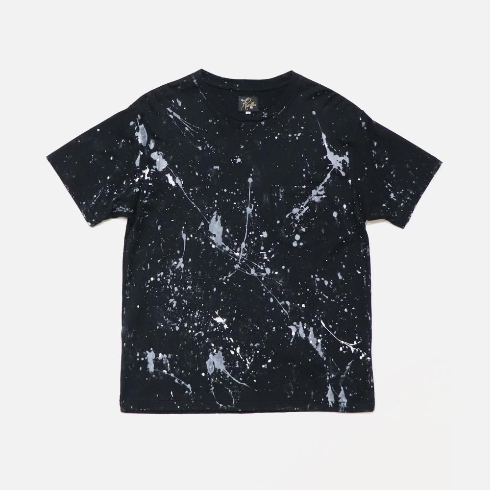 【別注】Needlesニードルズ Splatter Paint T半袖Tシャツ Needles（ニードルズ）〉別注 Splatter Paint T - Charcoal