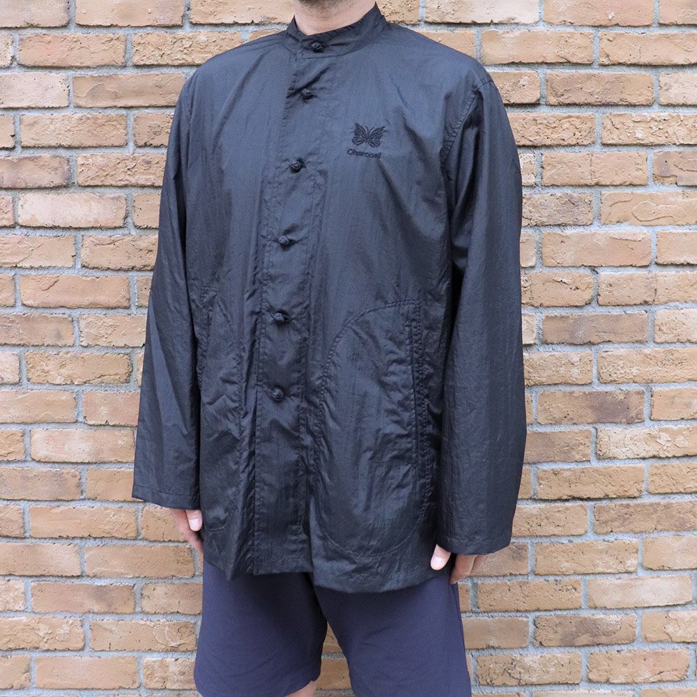 〈Needles（ニードルズ）〉別注 Oriental Button Nylon - Charcoal TOKYO Online Store