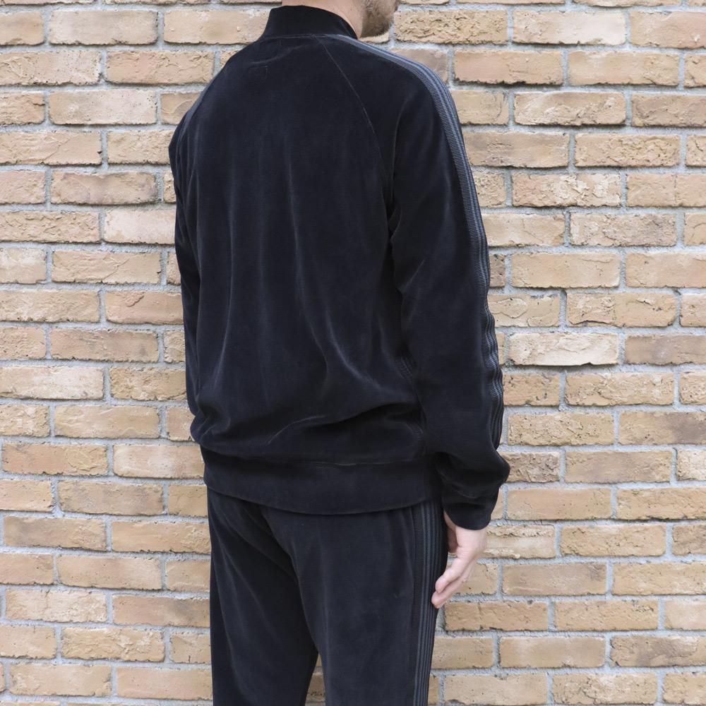 Needles（ニードルズ）〉別注 Velour Rib Collar Track Jacket