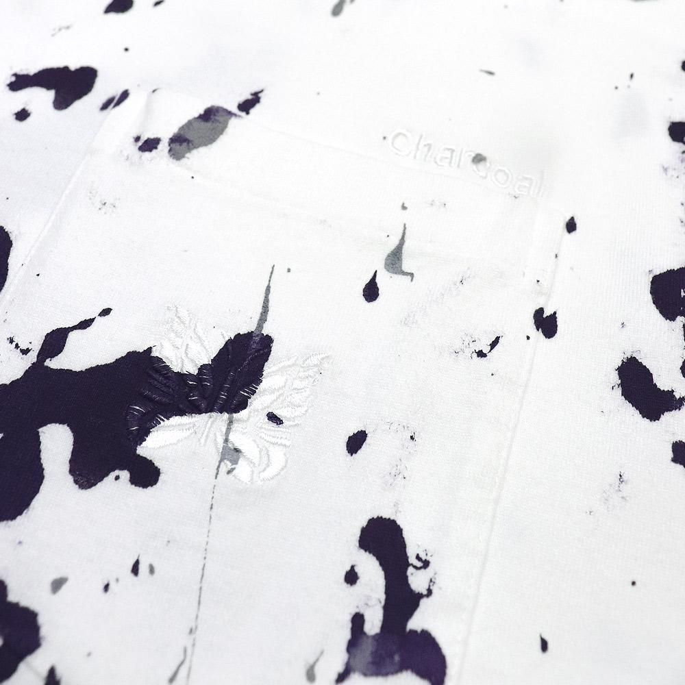Needles（ニードルズ）〉別注 Splatter Paint T - Charcoal
