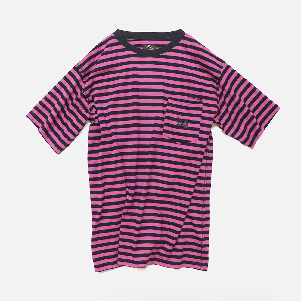 ニードルス Tシャツ ボーダー - Tシャツ/カットソー(半袖/袖なし)