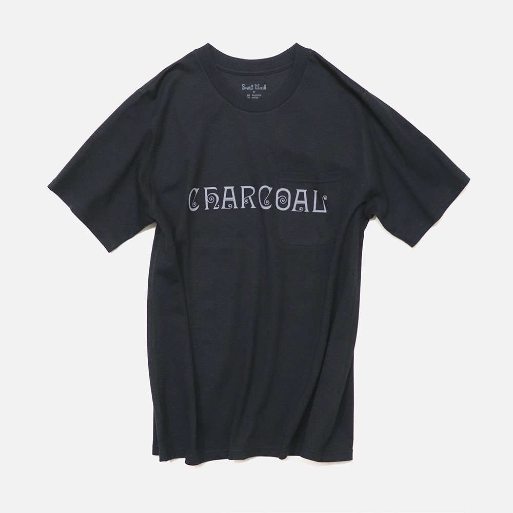 South2 West8（サウス2 ウェスト8）別注 「CHARCOAL」 Print S/S