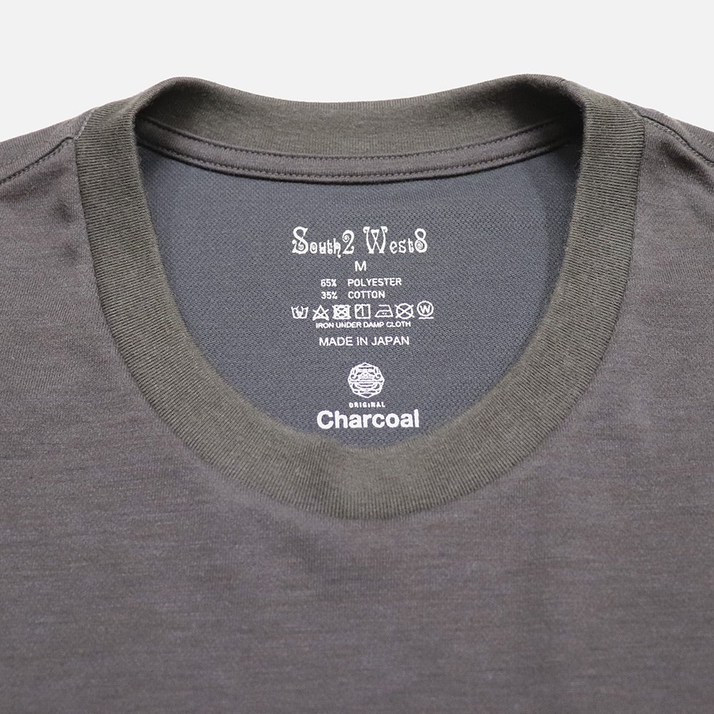 South2 West8ʥ2 8 CHARCOAL Print S/S, South2 West8, T-Shirt, SweatS/S, NO.20-03-1-021