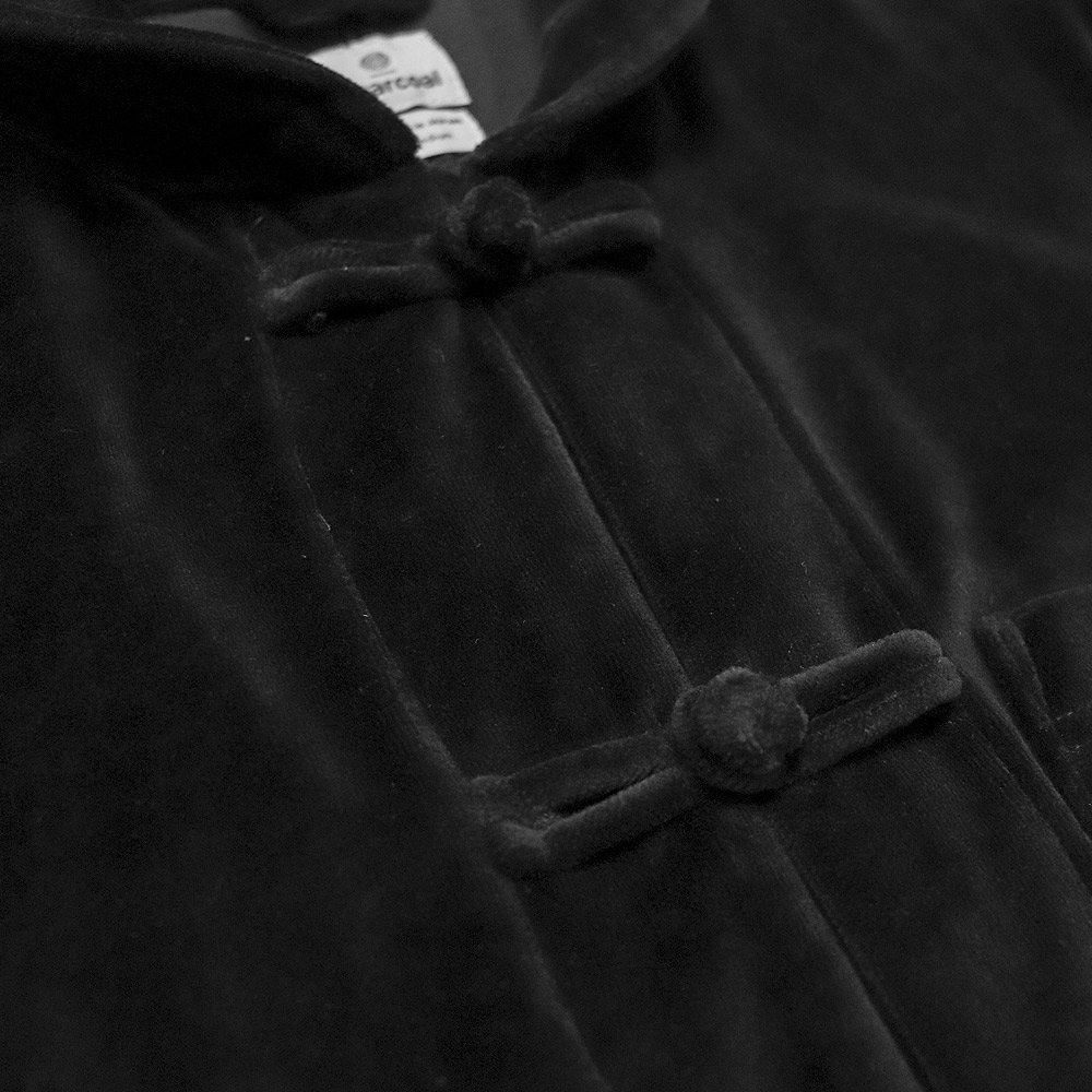 ORIGINAL Charcoalʥꥸʥ 㥳 Velour China Jacket, SALEBRANDS, ORIGINAL Charcoal, NO.20-01-6-056