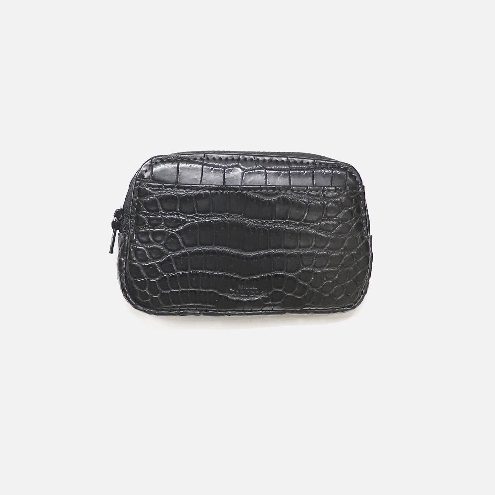 OC Croco Coin Case, ORIGINAL Charcoal, TreasureOthers, NO.19-26-5-002