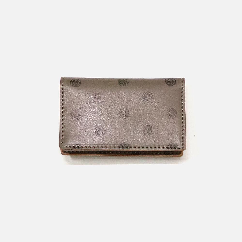 ORIGINAL Charcoalʥꥸʥ 㥳 Print Leather Name Card Case, SALEBRANDS, ORIGINAL Charcoal, NO.20-11-7-101