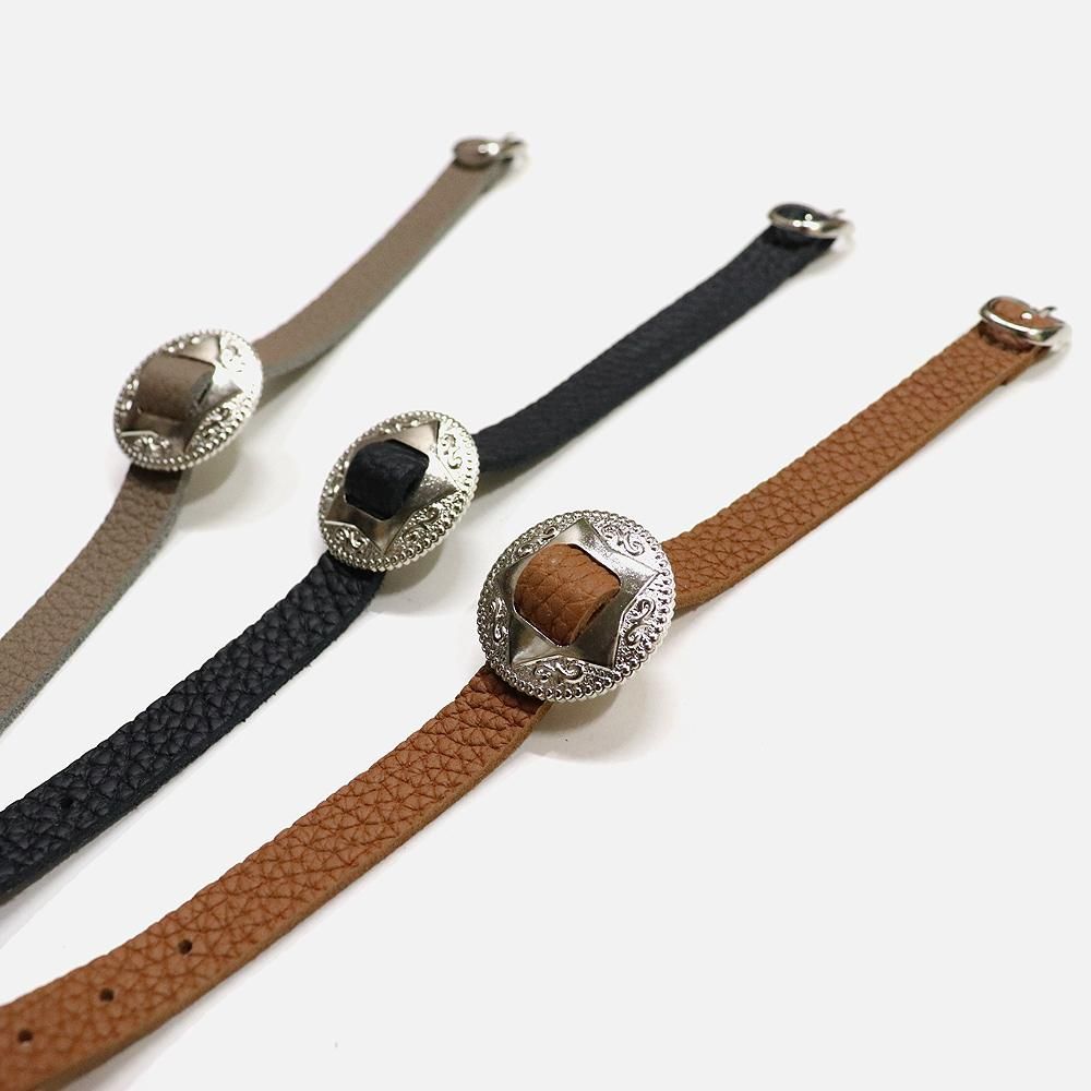 OC Leather Bracelet, ORIGINAL Charcoal, TreasureOthers, NO.19-11-7-031