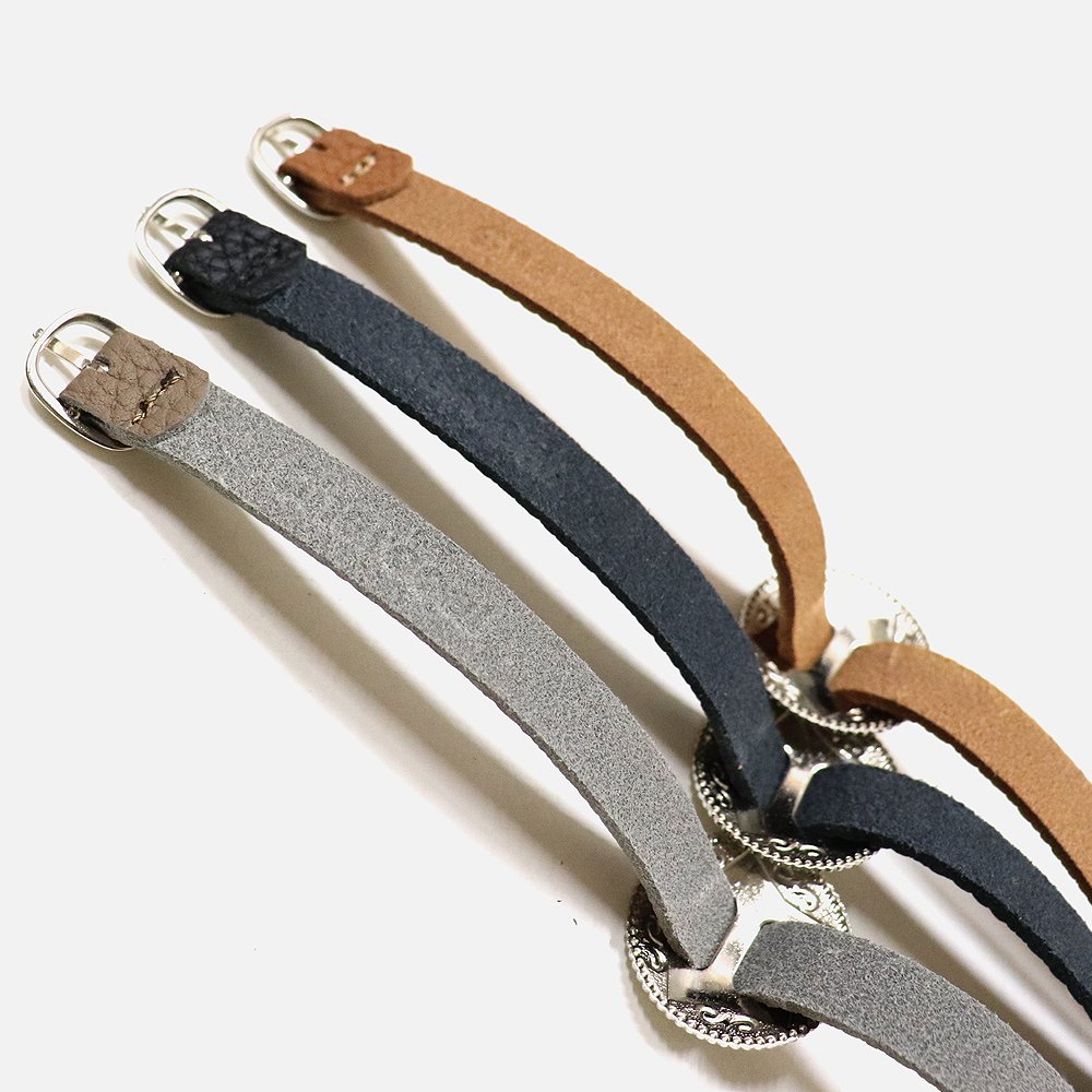 OC Leather Bracelet, ORIGINAL Charcoal, TreasureOthers, NO.19-11-7-031