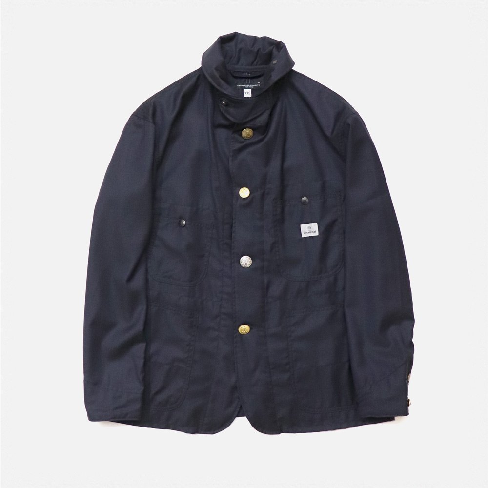 EG Shawl Coverall (Wool/MB) - Charcoal TOKYO Online Store