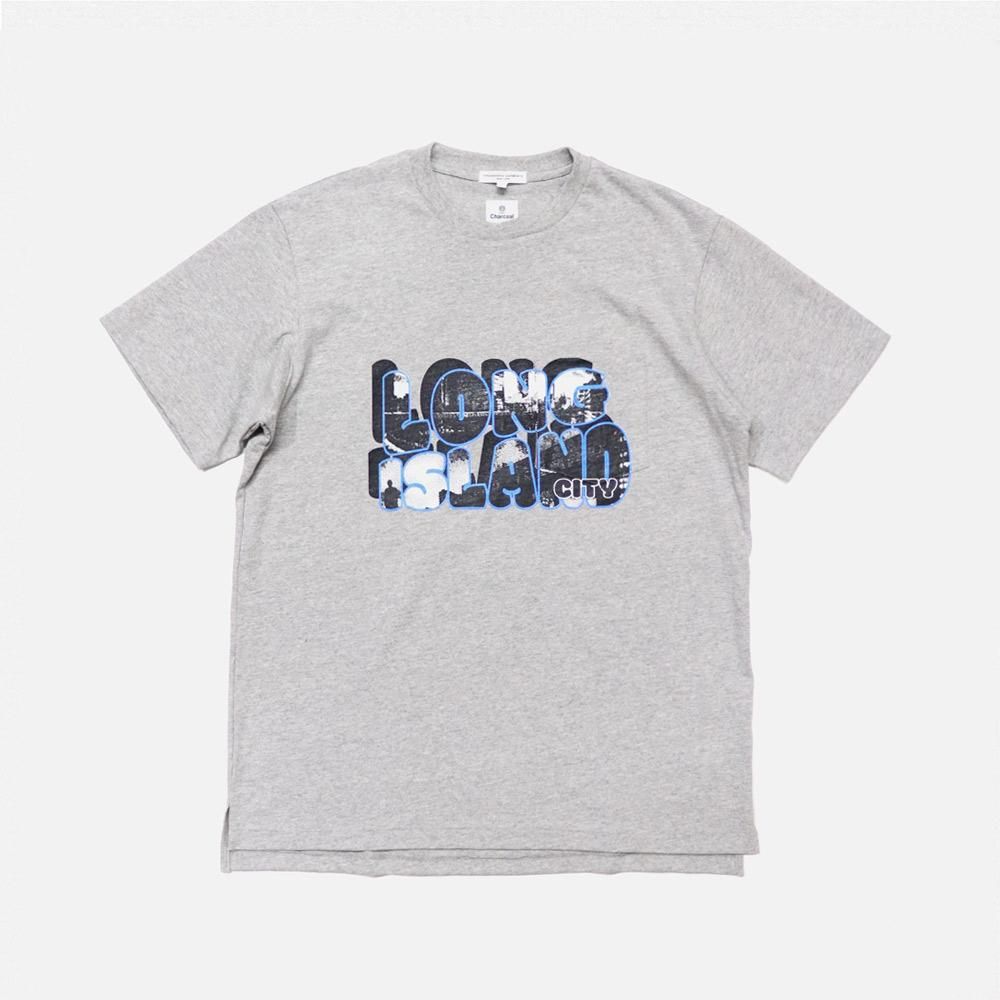 ENGINEERED GARMENTSʥ󥸥˥ ġ  Long Island City Print T Color 