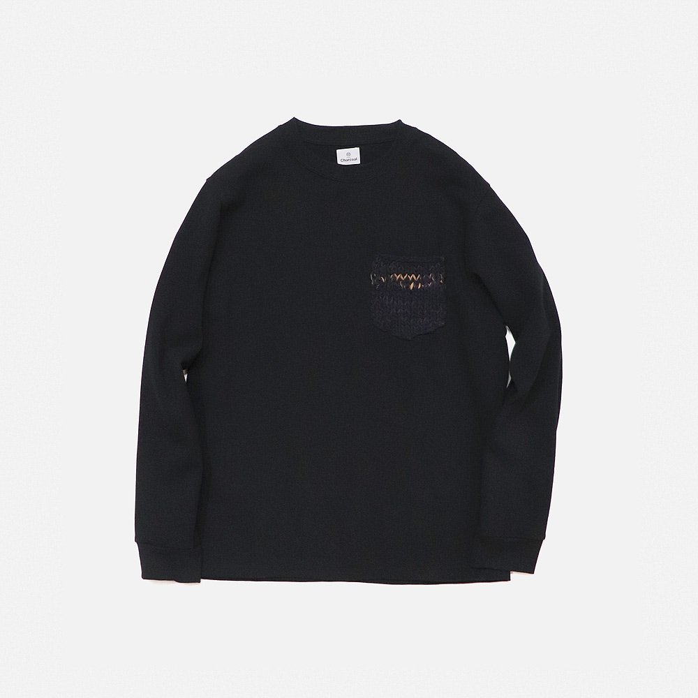 ORIGINAL Charcoalʥꥸʥ 㥳 Tear Weave Pocket T L/S