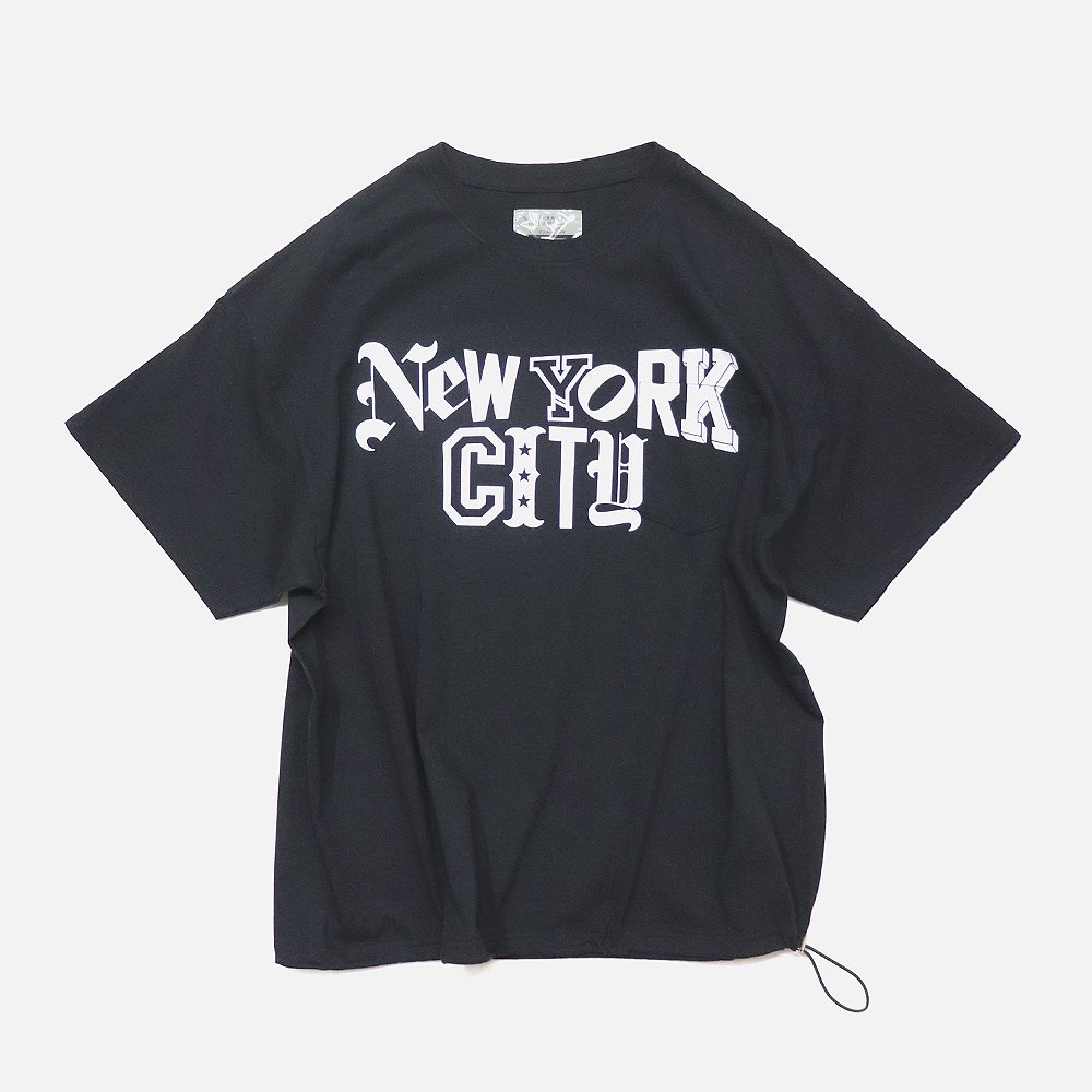 VOTE NewYork S/S Black, VOTE MAKE NEW CLOTHES, T-Shirt, SweatS/S, NO.22-52-1-002
