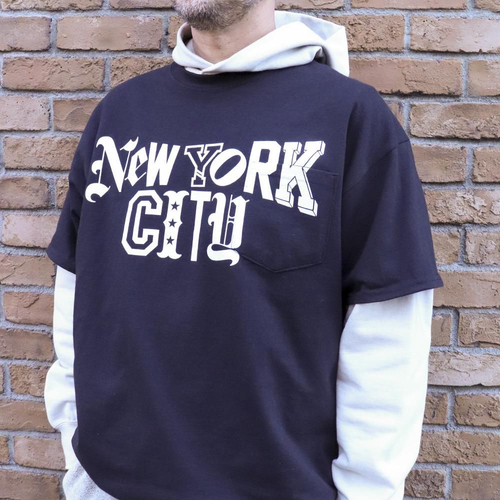 VOTE NewYork S/S Black, VOTE MAKE NEW CLOTHES, T-Shirt, SweatS/S, NO.22-52-1-002