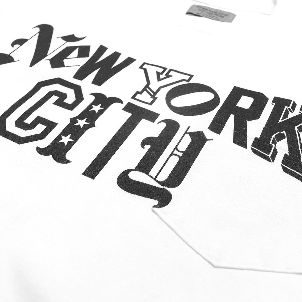 VOTE NewYork S/S White, VOTE MAKE NEW CLOTHES, T-Shirt, SweatS/S, NO.22-52-1-002