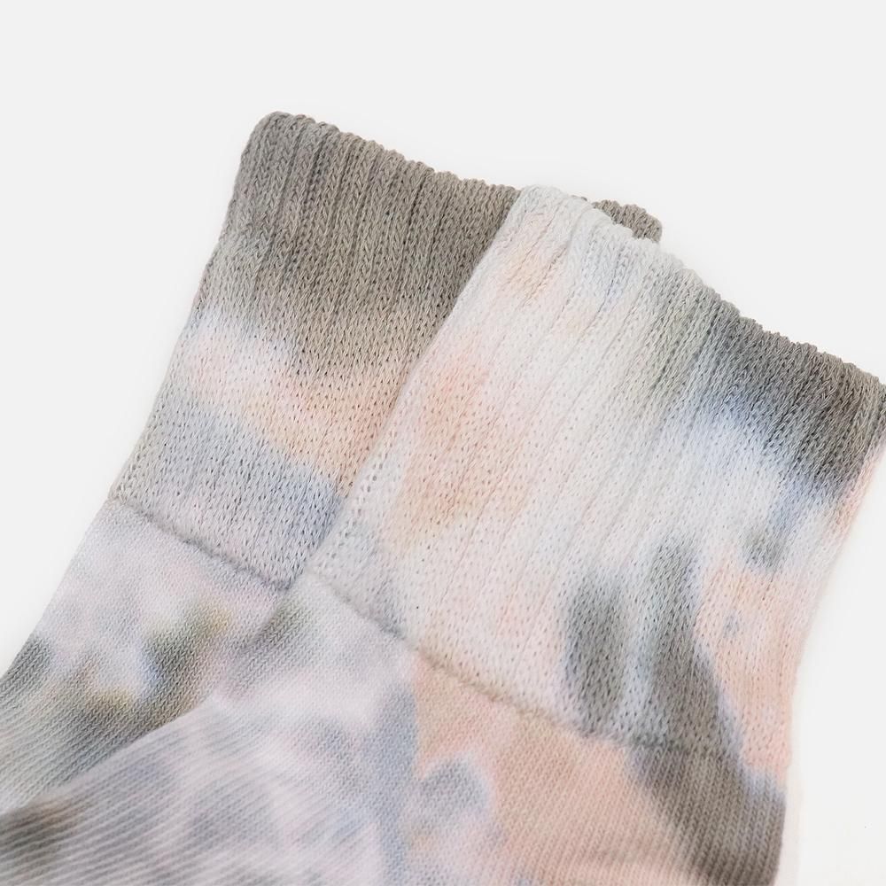 ORIGINAL Charcoalʥꥸʥ 㥳 Pile Tie-Dye Anklet, ORIGINAL Charcoal, Socks, NO.22-22-4-004