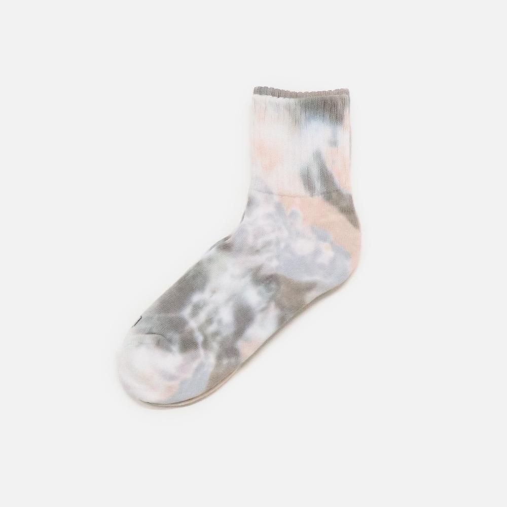 ORIGINAL Charcoalʥꥸʥ 㥳 Pile Tie-Dye Anklet, ORIGINAL Charcoal, Socks, NO.22-22-4-004