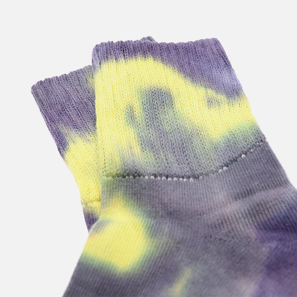 ORIGINAL Charcoalʥꥸʥ 㥳 Pile Tie-Dye Anklet, ORIGINAL Charcoal, Socks, NO.22-22-4-004