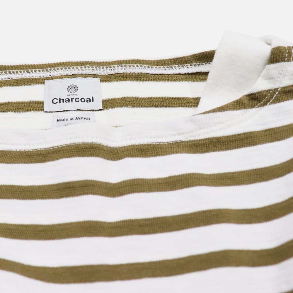 ORIGINAL Charcoalʥꥸʥ 㥳  Border Side Cloth Boat L/S, SALEBRANDS, ORIGINAL Charcoal, NO.21-01-1-801