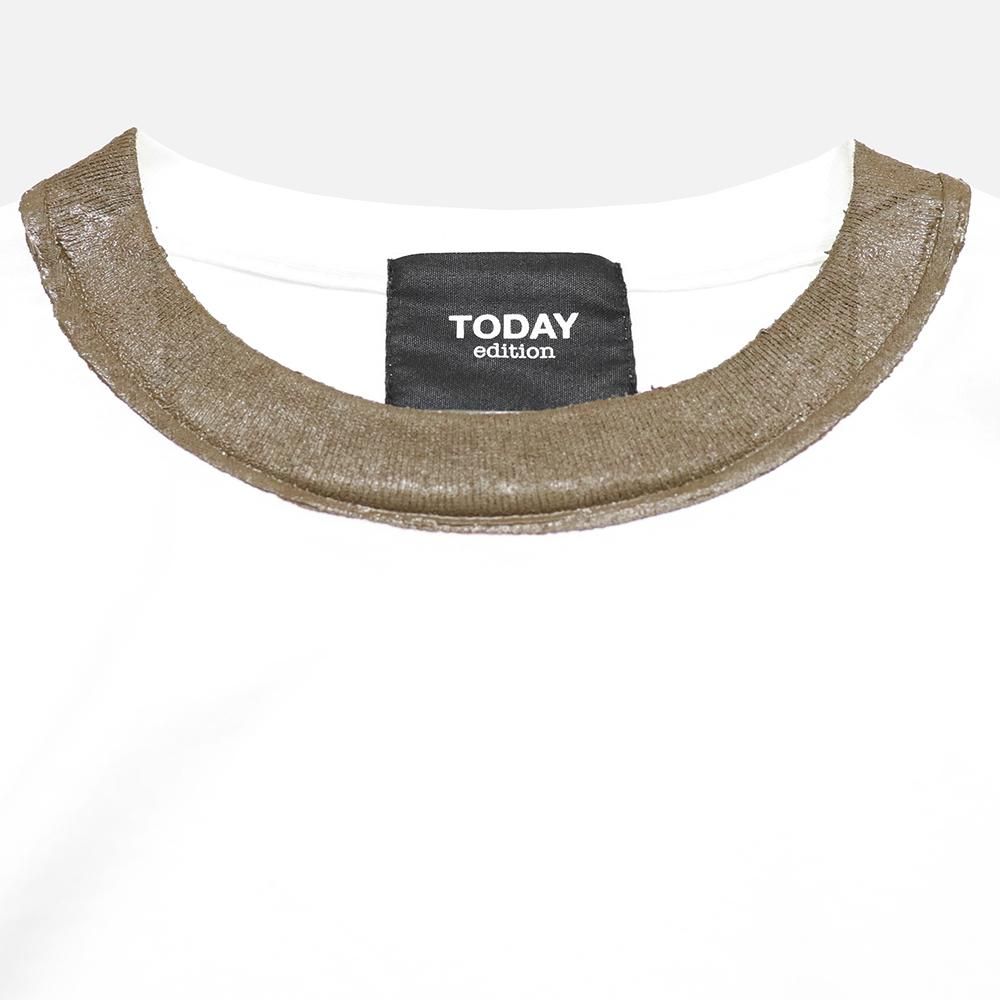 TODAY Editionʥȥǥ ǥˡ Ringer S/S Block, TODAY edition, T-Shirt, SweatS/S, NO.22-10-1-003