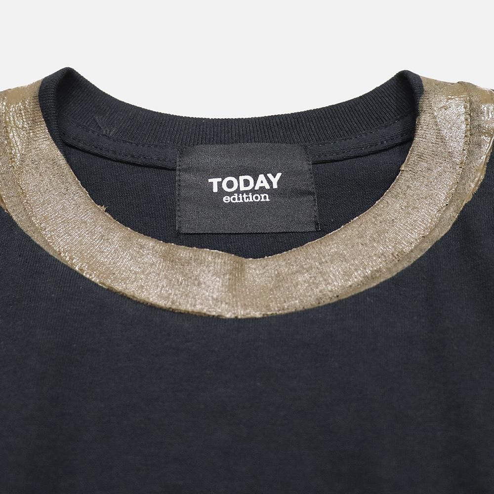 TODAY Editionʥȥǥ ǥˡ Ringer S/S Block, TODAY edition, T-Shirt, SweatS/S, NO.22-10-1-003