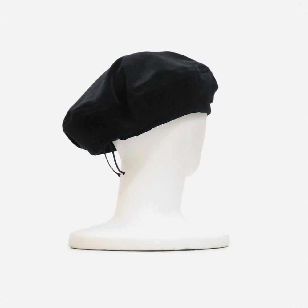 ORIGINAL Charcoalʥꥸʥ 㥳 Velour Beret Solid, ORIGINAL Charcoal, AccessoriesHead, NO.22-22-2-504