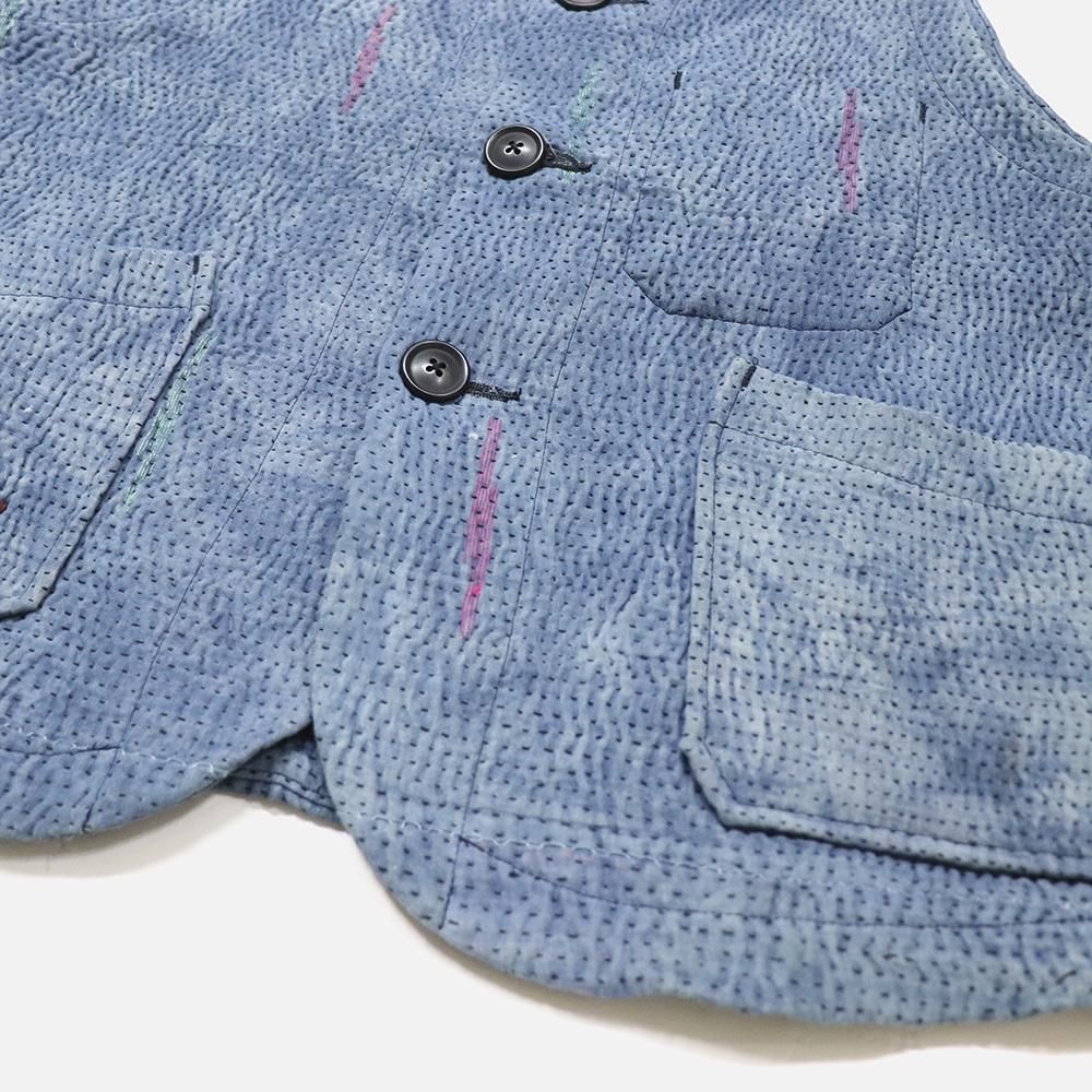 BodocosʥܥɥKantha Crew Vest, Bodocos, Vest / Sleeveless, NO.22-50-6-854