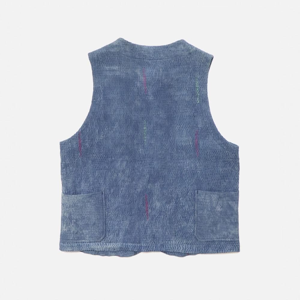 BodocosʥܥɥKantha Crew Vest, Bodocos, Sleeveless, NO.22-50-6-854