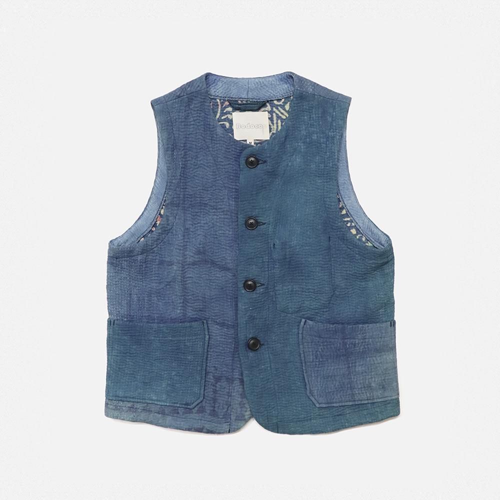 Bodocos（ボドコス）Freece＆Nylon Vest - Charcoal TOKYO Online Store