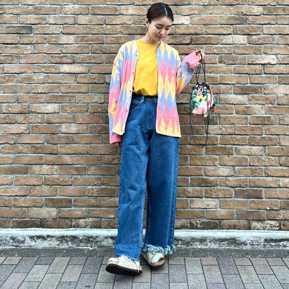ORIGINAL Charcoalʥꥸʥ 㥳Pile N-Dye Argyle C/GN