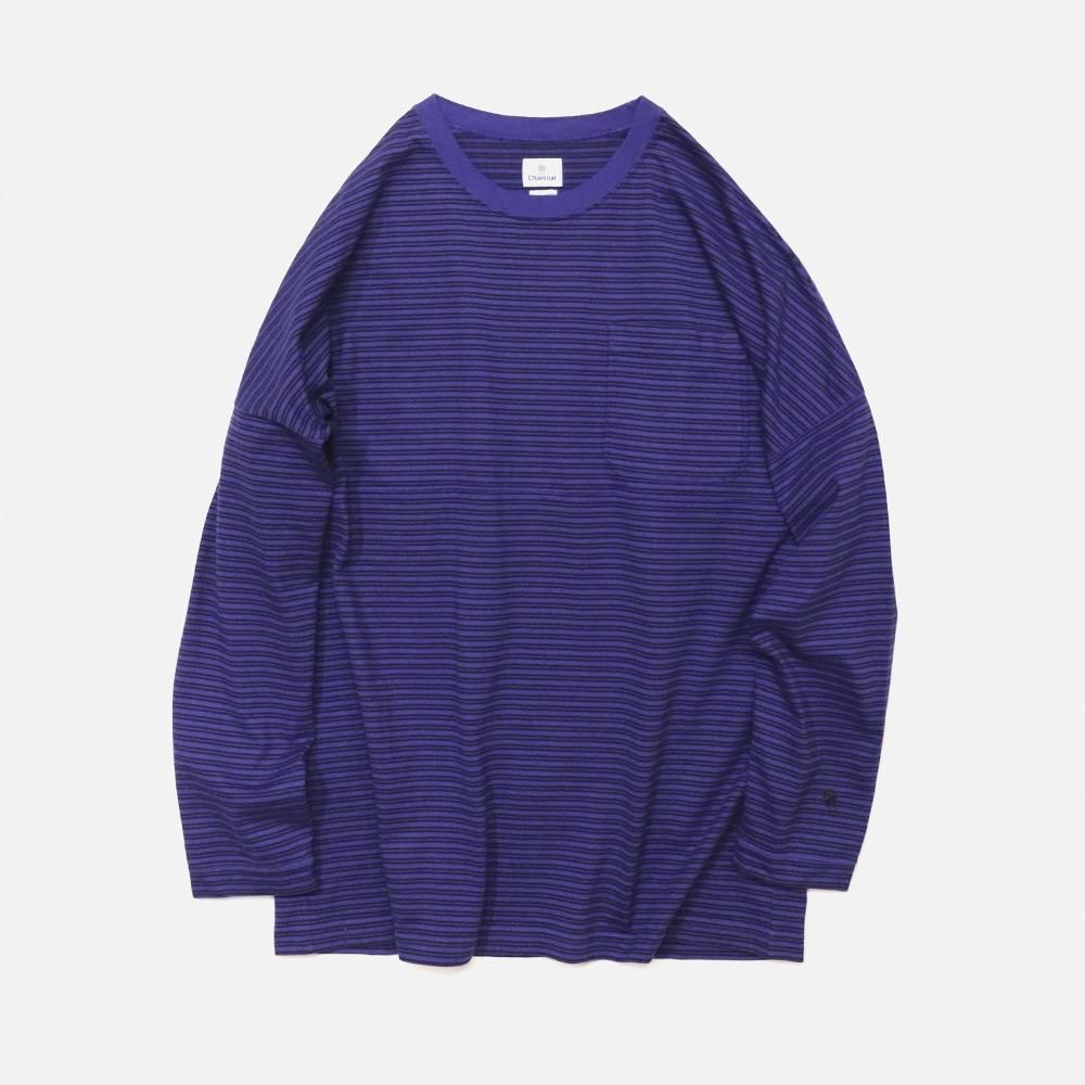 ORIGINAL Charcoalʥꥸʥ 㥳W/Border G-Dye L/S